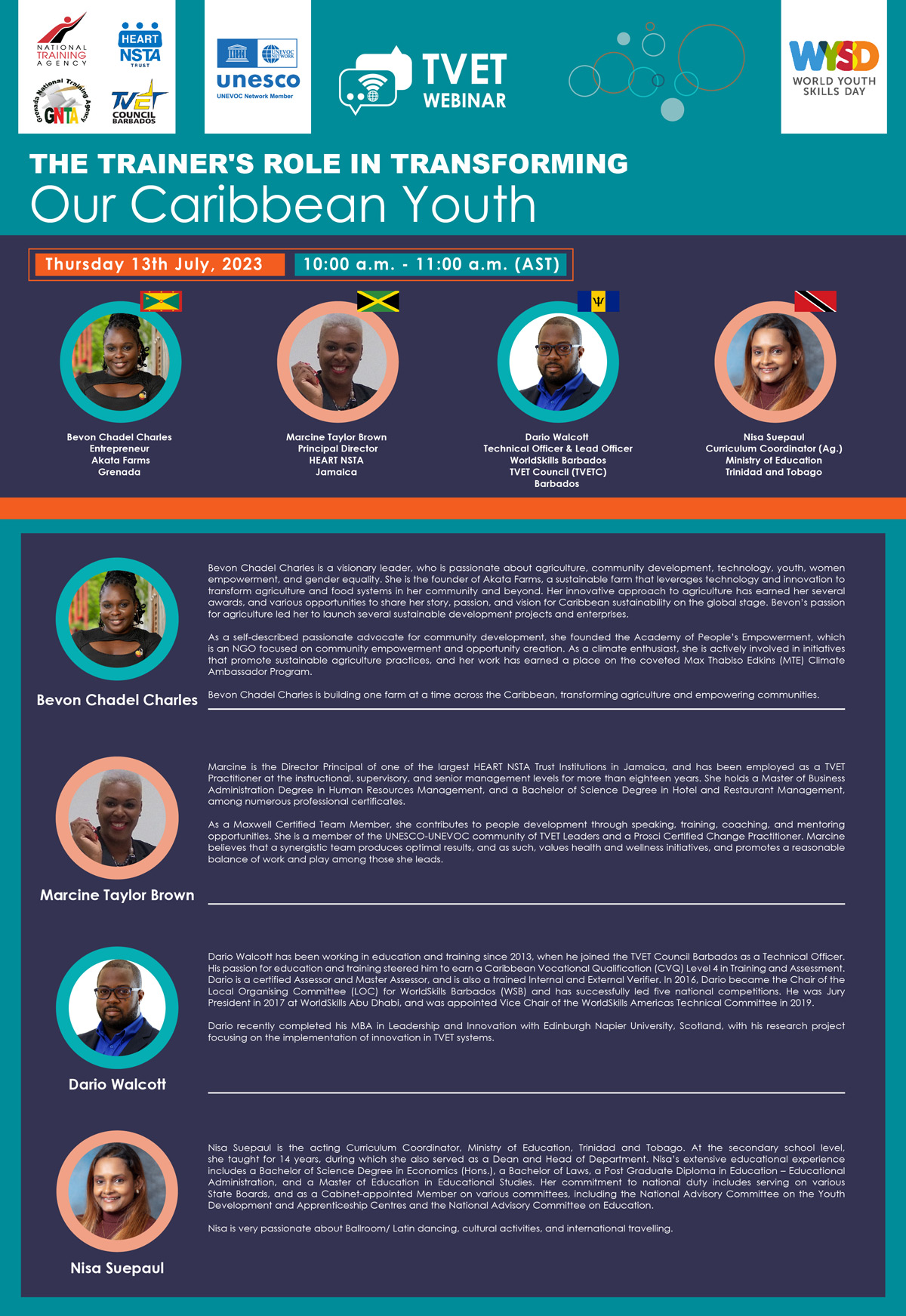 The Trainer's Role In Transforming Our Caribbean Youth