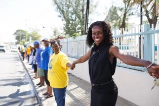 One People One Barbados Human Chain