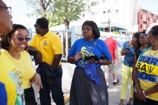 One People One Barbados Human Chain